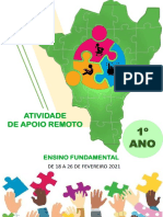 Atividade de Apoio Remoto: Ensino Fundamental