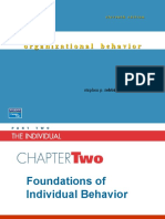 Chapter 2 - Foundation of Individual Behavior