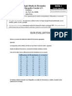 Guía Evaluativa: Colegio Sthella de Hernández San Pedro Carchá A.V