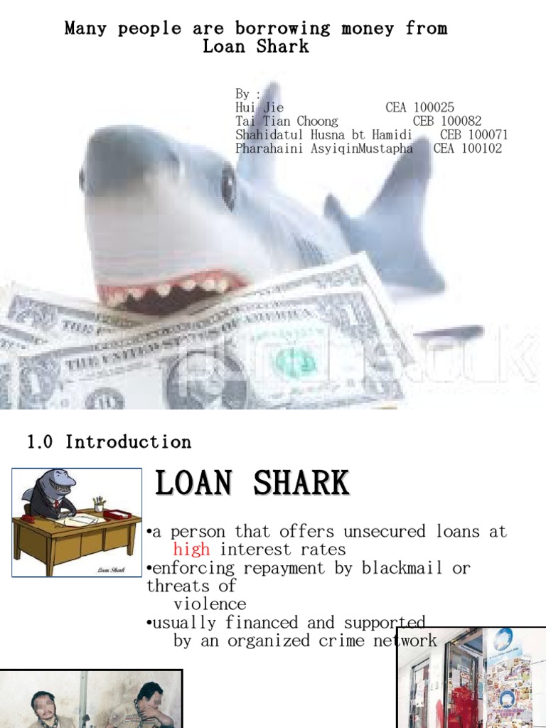 Loan Shark Loans Liability Financial Accounting