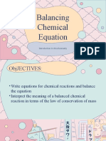 Balancing Chemical Equations Introduction