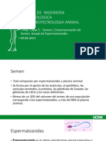 Clase 5. Semen Crioconsevación de Semen