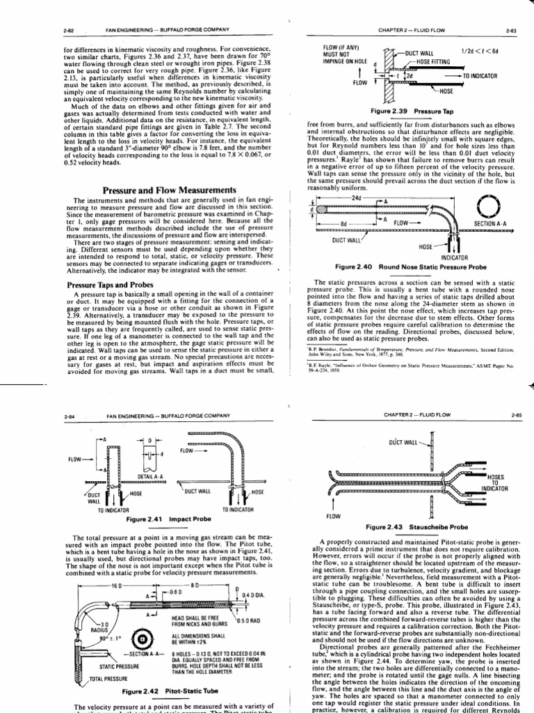 Pressure and Flow Measurement | PDF | Science & Mathematics ...