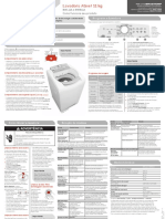 Guia rápido Lavadora Ative 11kg