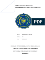 Laporan Kegiatan Praktikum Ciri Makhluk Hidup Dan Gerak Geotropisme