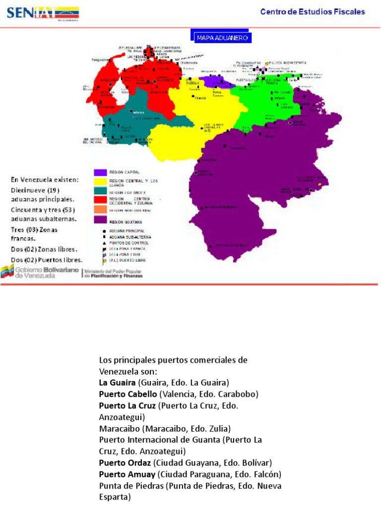 Principales Puertos Comerciales de Venezuela | PDF