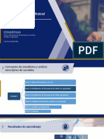 Estadísticas: Clase 2: Distribución de Frecuencias de Un Conjunto de Datos No Agrupados