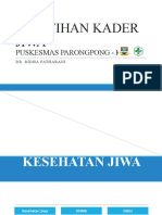 Pelatihan Kader Jiwa