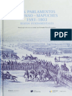 LOS PARLAMENTOS HISPANO MAPUCHES 1593 - 1803