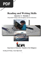 Reading and Writing Skills