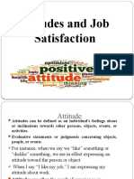 Attitudes and Job Satisfaction