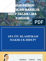 Klasifikasi Makhluk Hidup Dalam Lima Kingdom