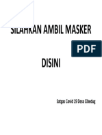 Silahkan Ambil Masker Disini