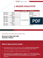 Jadwal Peserta