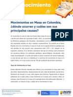 Movimientos en Masa en Colombia, ¿Dónde Ocurren y Cuáles Son Sus Principales Causas?