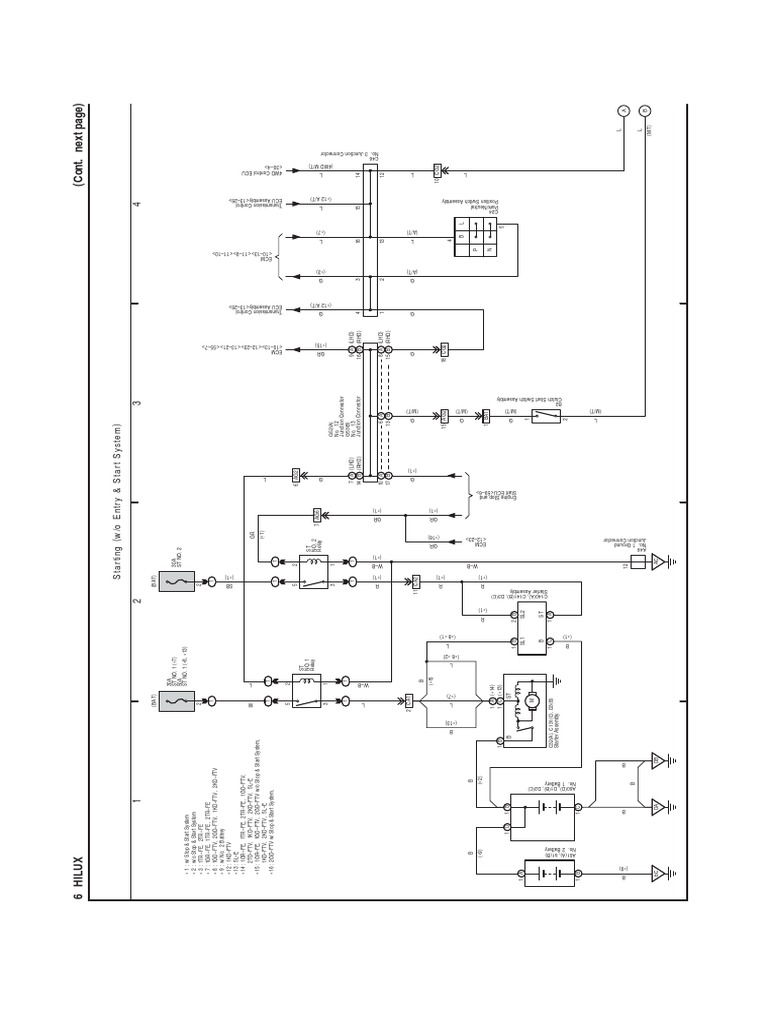Toyota Hilux 2018 Wiring Diagrams PDF Vehicles Manufactured Goods