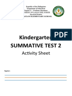 2 Summative Test Kinder M3-M4