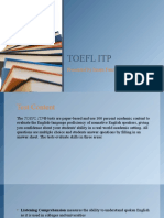 What is TOEFL Itp