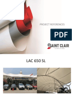 Saint Clair Textiles Project References Aug 2021