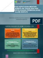 Revisi Implementasi DG KMK 446