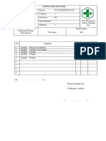 Format Daftar Tilik