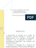 Guía para Preparación y Procedimiento (Radiología)