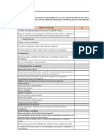 Lista de Verificacion Del Instrumento de Evaluación