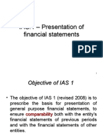 IAS:1 - Presentation of Financial Statements