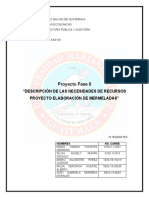 Fase Ii Proyecto de Mermeladas