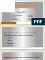 Operasi Dasar Pengolahan Citra Digital