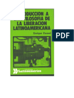 Dussel (1977) Introducción A Una Filosofía de La Liberación Latinoamericana