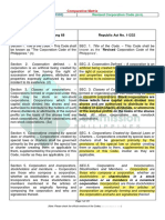 Revised Corporation Code Comparative-Matrix 07-12