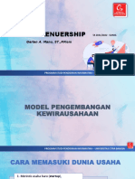 Model Pengembangan Kewirausahaan