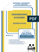 MODULE 04 - Engineering Economy - Depreciation