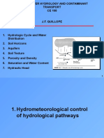 Hydrology and Contaminants