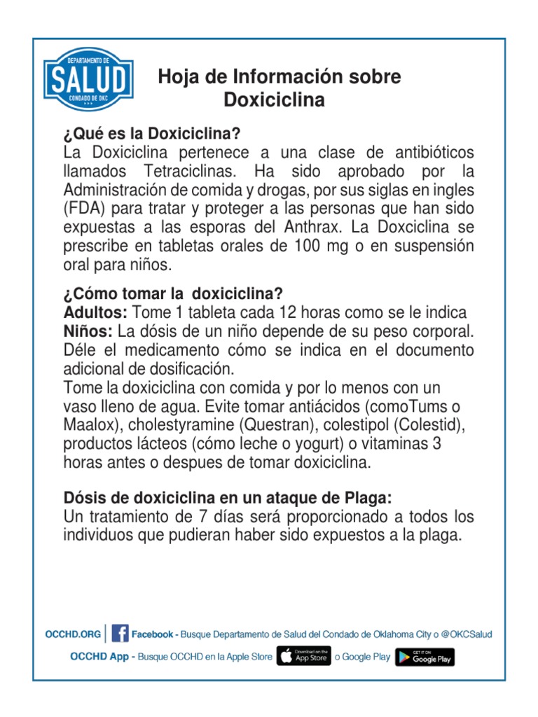 Doxiciclina | PDF | El embarazo | Alergia