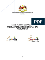 Garis Panduan Exit Policy Homestay Kampungstay