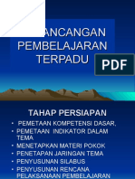 Perancangan Pembelajaran Terpadu