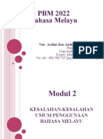 Kesalahan-Kesalahan Umum Penggunaan Bahasa Melayu