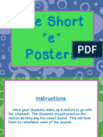 The Short "E" Posters