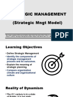 Strategic Management (Strategic MNGT Model)