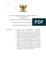 PMK No. 25 Th 2020 Ttg Organisasi Dan Tata Kerja Kementerian Kesehatan