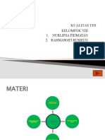 Kualitas Tes Presentasi