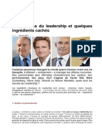 ARTICLE DE PRESSE RESSOURCE 1 Les Sources Du Leadership