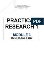 Practical Research 1: March 30-April 3, 2020