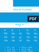 Tunog NG Lettra Filipino