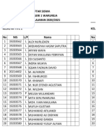 Daftar Absensi Kelas XII 21-22