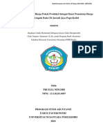 Analisis Penetapan Harga Pokok Produksi Sebagai Dasar Penentuan Harga Jual Krupuk Pada UD Juwadi Jaya Pagu Kediri