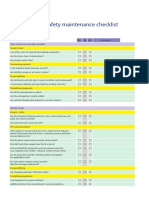 Fire safety checklist