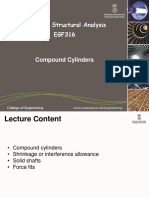 Advanced Structural Analysis of Compound Cylinders (EGF316